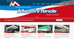 Desktop Screenshot of mancinitende.com